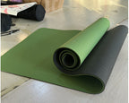 Tappetino yoga fitness antiscivolo con doppio ammortizzamento
