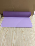 Tappetino yoga fitness antiscivolo con doppio ammortizzamento