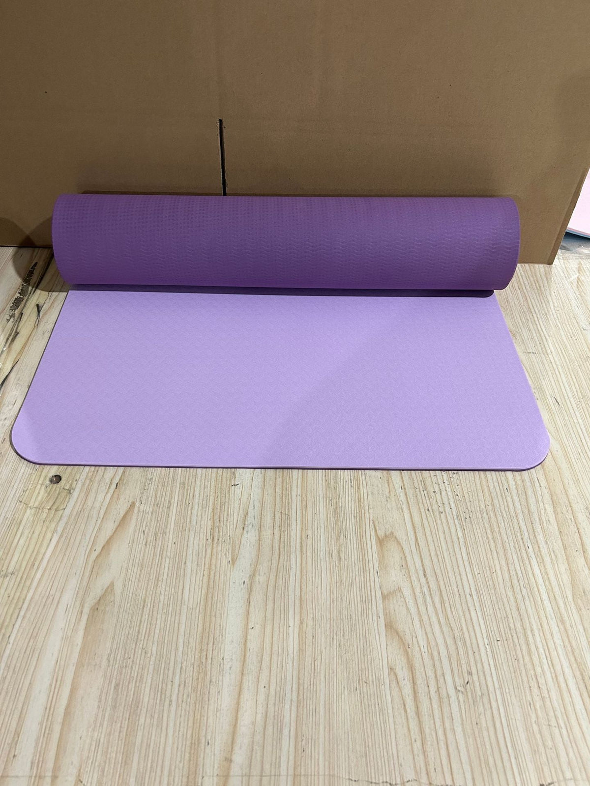 Tappetino yoga fitness antiscivolo con doppio ammortizzamento