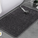 Tappeto da bagno antiscivolo in ciniglia morbida — spesso pile in microfibra, superficie assorbente