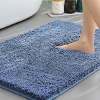 Tappeto da bagno antiscivolo in ciniglia morbida — spesso pile in microfibra, superficie assorbente