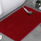 Tappeto da bagno antiscivolo in ciniglia morbida — spesso pile in microfibra, superficie assorbente