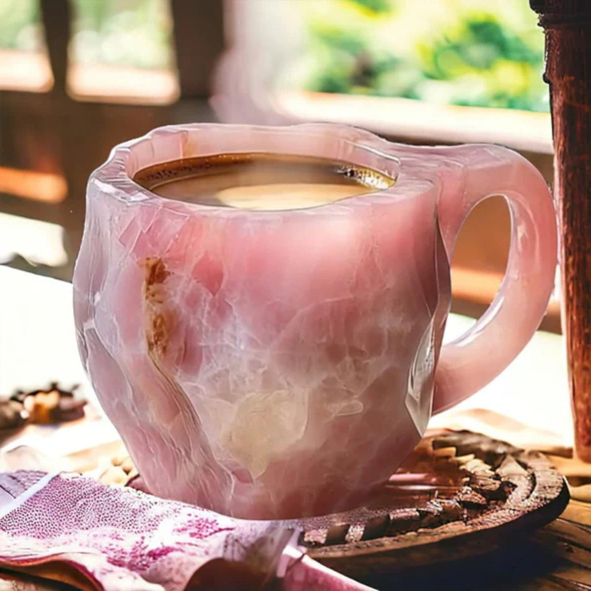Tazze da caffè in cristallo minerale