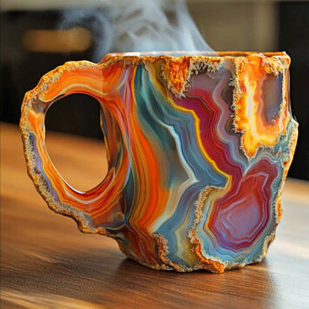 Tazze da caffè in cristallo minerale