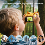 Telescopio e microscopio giocattolo con fotocamera per bambini – Set esploratore scientifico