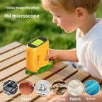 Telescopio e microscopio giocattolo con fotocamera per bambini – Set esploratore scientifico