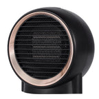 Termoventilatore compatto da scrivania con elemento ceramico PTC e doppia velocità