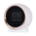 Termoventilatore compatto da scrivania con elemento ceramico PTC e doppia velocità