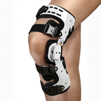Tutore per ginocchio – supporto scaricante con stabilizzazione regolabile, destro o sinistro, taglia unica – ArthroGuard