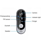 Videocitofono smart wireless senza abbonamento con telecamera ad alta definizione