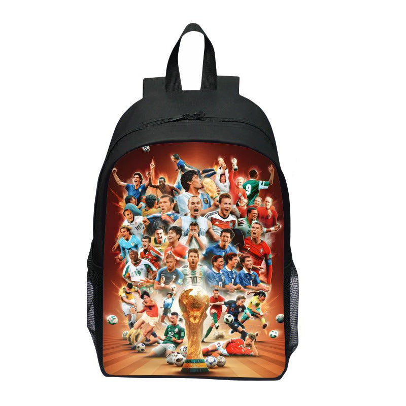 Zaino con motivo sportivo accattivante