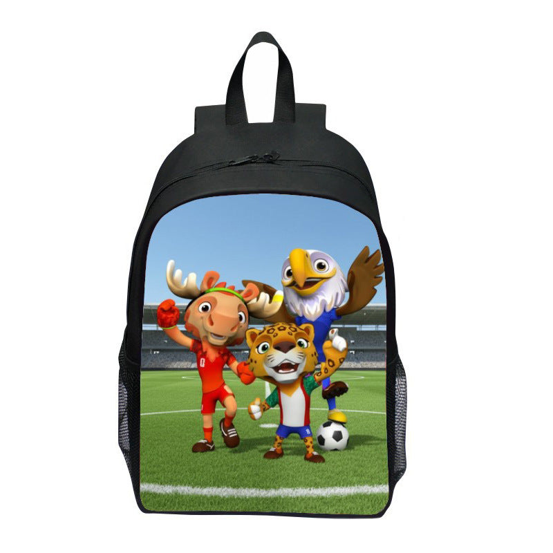 Zaino con motivo sportivo accattivante