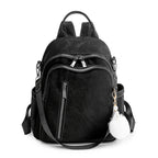 Zaino in similpelle con tasche multiple