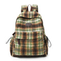 Zaino scuola con motivo a quadri Cozy