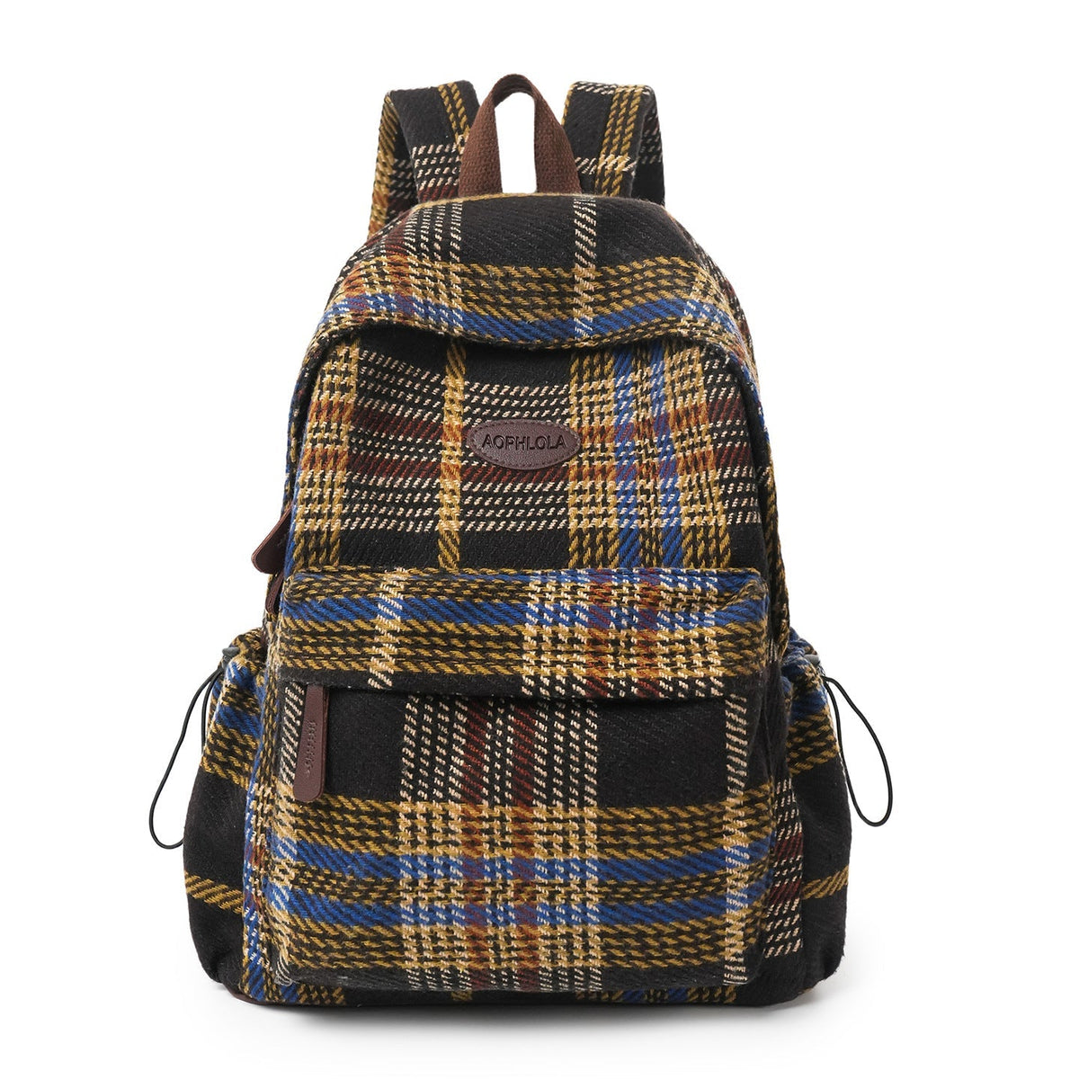 Zaino scuola con motivo a quadri Cozy