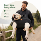 Zaino trasportino per cani in tessuto Oxford traspirante con spallacci imbottiti