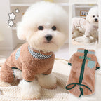 Comodo cappotto per cani con anelli a D