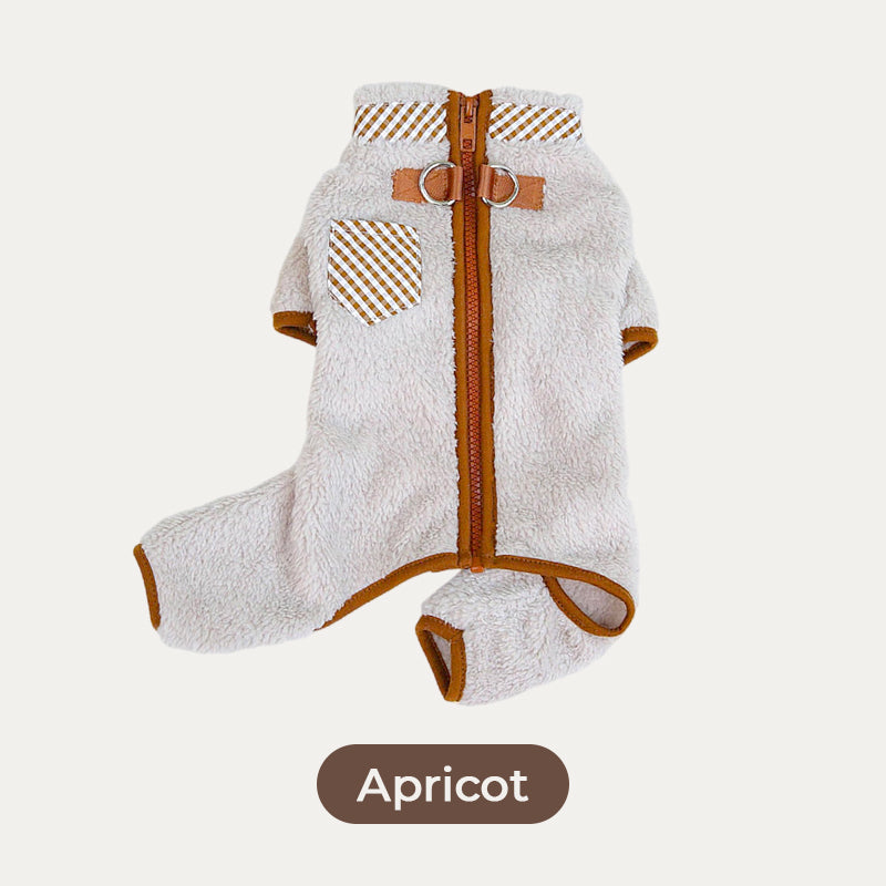 Comodo cappotto per cani con anelli a D