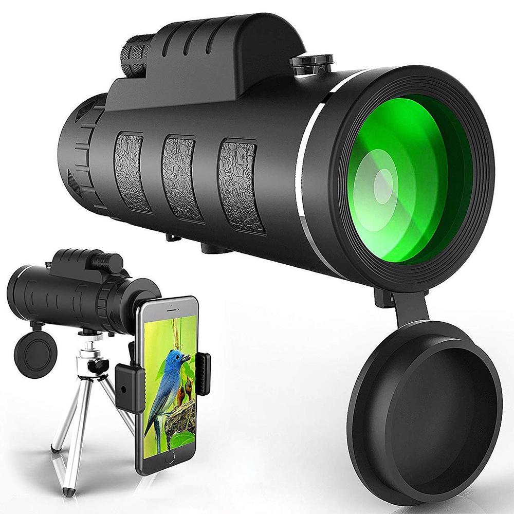 Starscope HD Monocular - Monoculare ad alto ingrandimento con supporto per smartphone e treppiede – Cannocchiale monocul