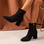 Stivaletti da donna con tacco largo: eleganti e comodi