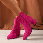 Stivaletti da donna con tacco largo: eleganti e comodi