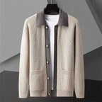 Cardigan da uomo comodo ed elegante con tasche