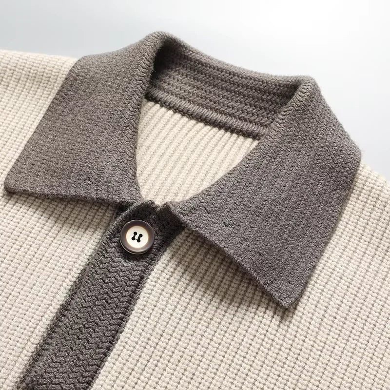 Cardigan da uomo comodo ed elegante con tasche