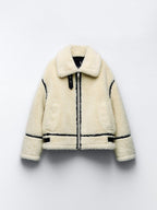 Accogliente giacca da aviatore da donna per uno stile invernale chic