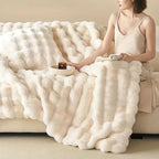Coperta super morbida - Elegante poliestere - Accogliente coperta per letto e divano