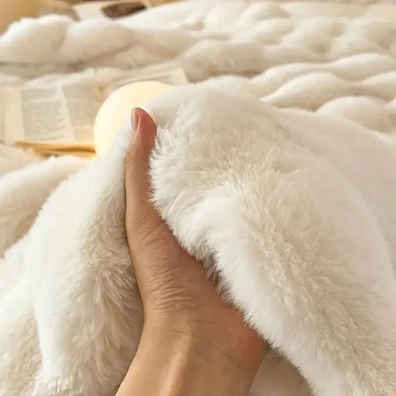 Coperta super morbida - Elegante poliestere - Accogliente coperta per letto e divano