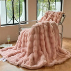 Coperta super morbida - Elegante poliestere - Accogliente coperta per letto e divano