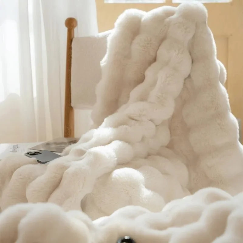 Coperta super morbida - Elegante poliestere - Accogliente coperta per letto e divano