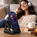 Supporto telefono a induzione con altoparlante Bluetooth e caricatore wireless