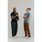 T-shirt per babywearing con marsupio integrato per il neonato e cotone elasticizzato, lavabile in lavatrice