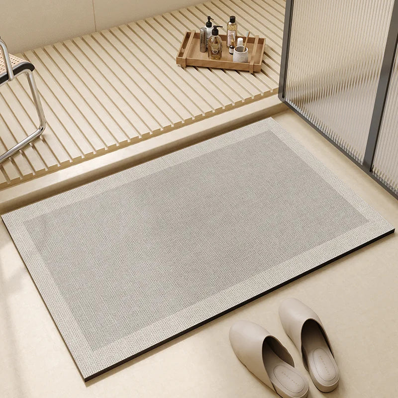 Tappetino da bagno super assorbente | Asciugatura rapida antiscivolo per pavimento del bagno