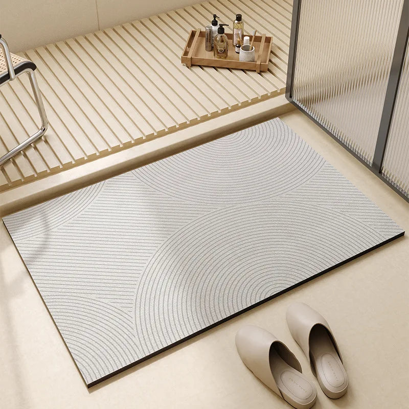 Tappetino da bagno super assorbente | Asciugatura rapida antiscivolo per pavimento del bagno