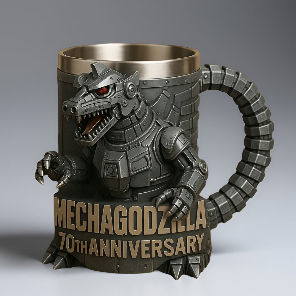 Tazza da caffè con mostro in rilievo, figure 3D in ceramica per bevande