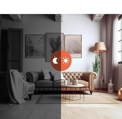 Telecamera di sicurezza WiFi 1080p wireless con controllo tramite app e visione notturna