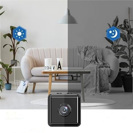 Telecamera di sicurezza WiFi 1080p wireless con controllo tramite app e visione notturna