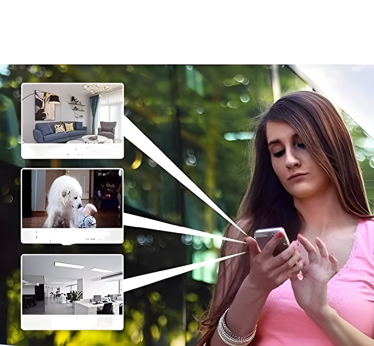 Telecamera di sicurezza wireless HD Sentinel Eye