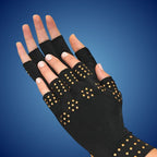 ThermaFlex Fingerless Arthritis Gloves | Guanti magnetici a compressione senza dita per sollievo dal dolore da artrite -