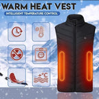 Gilet riscaldato a calore istantaneo