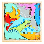 Puzzle di abbinamento di forme in legno per bambini