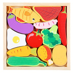 Puzzle di abbinamento di forme in legno per bambini