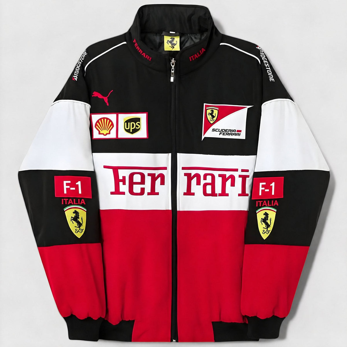Giacca Ferrari vintage unisex – stile retro racing