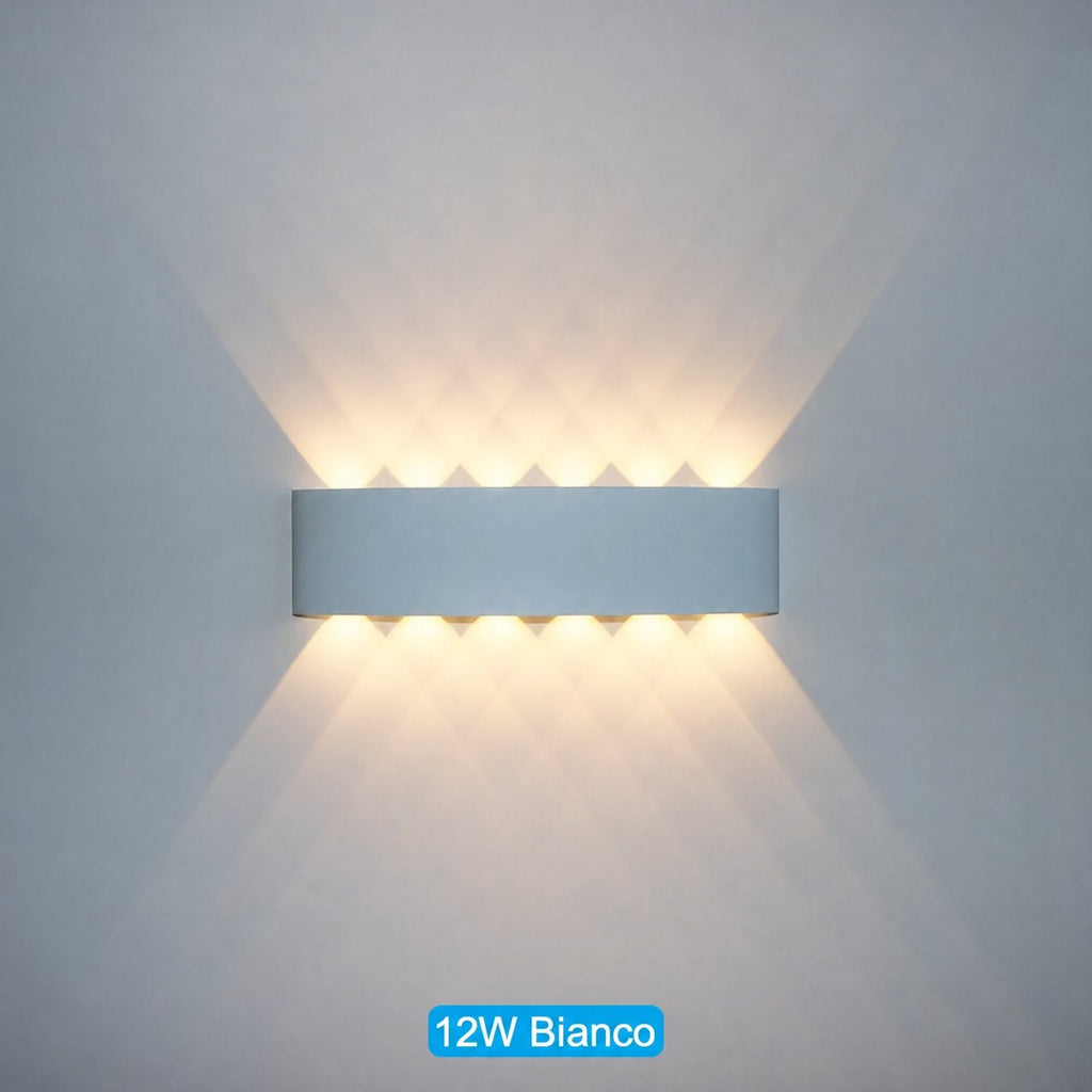 Applique LED da parete per esterni e interni impermeabile
