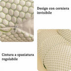 Morbido cuscino gravidanza a forma di U con supporto