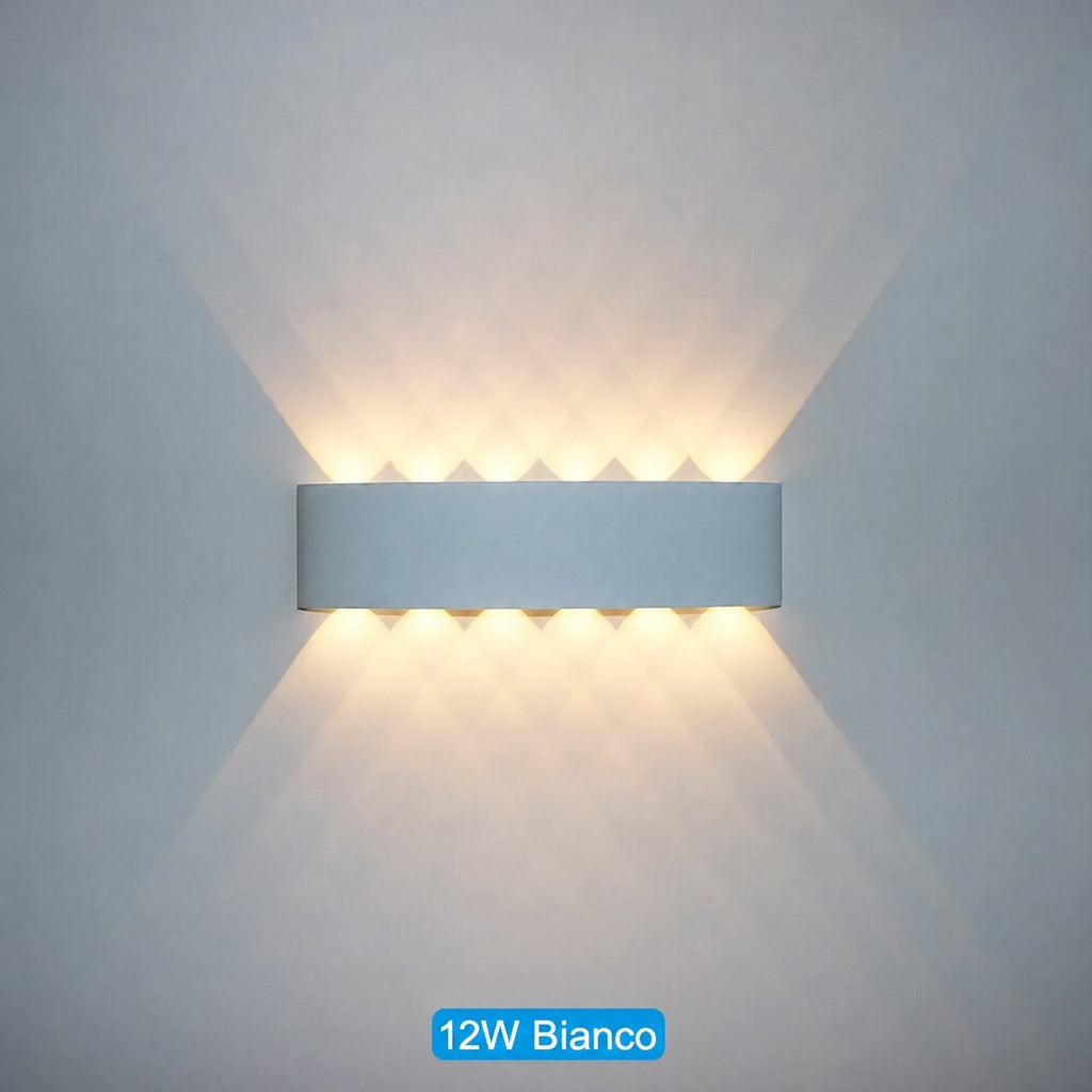 Applique LED da parete per esterni e interni impermeabile