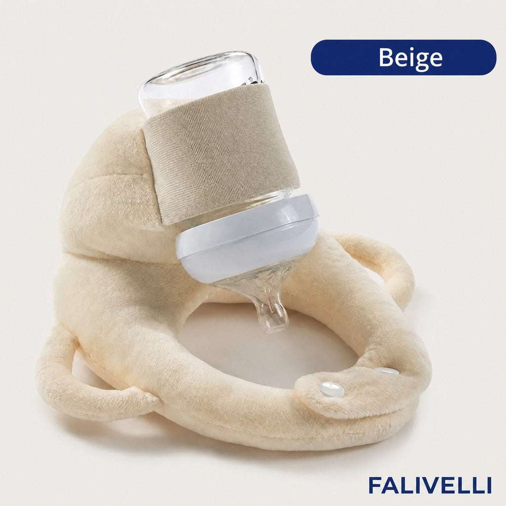 Cuscino Porta-Biberon Mani Libere per Neonati – Supporto Auto-Alimentazione