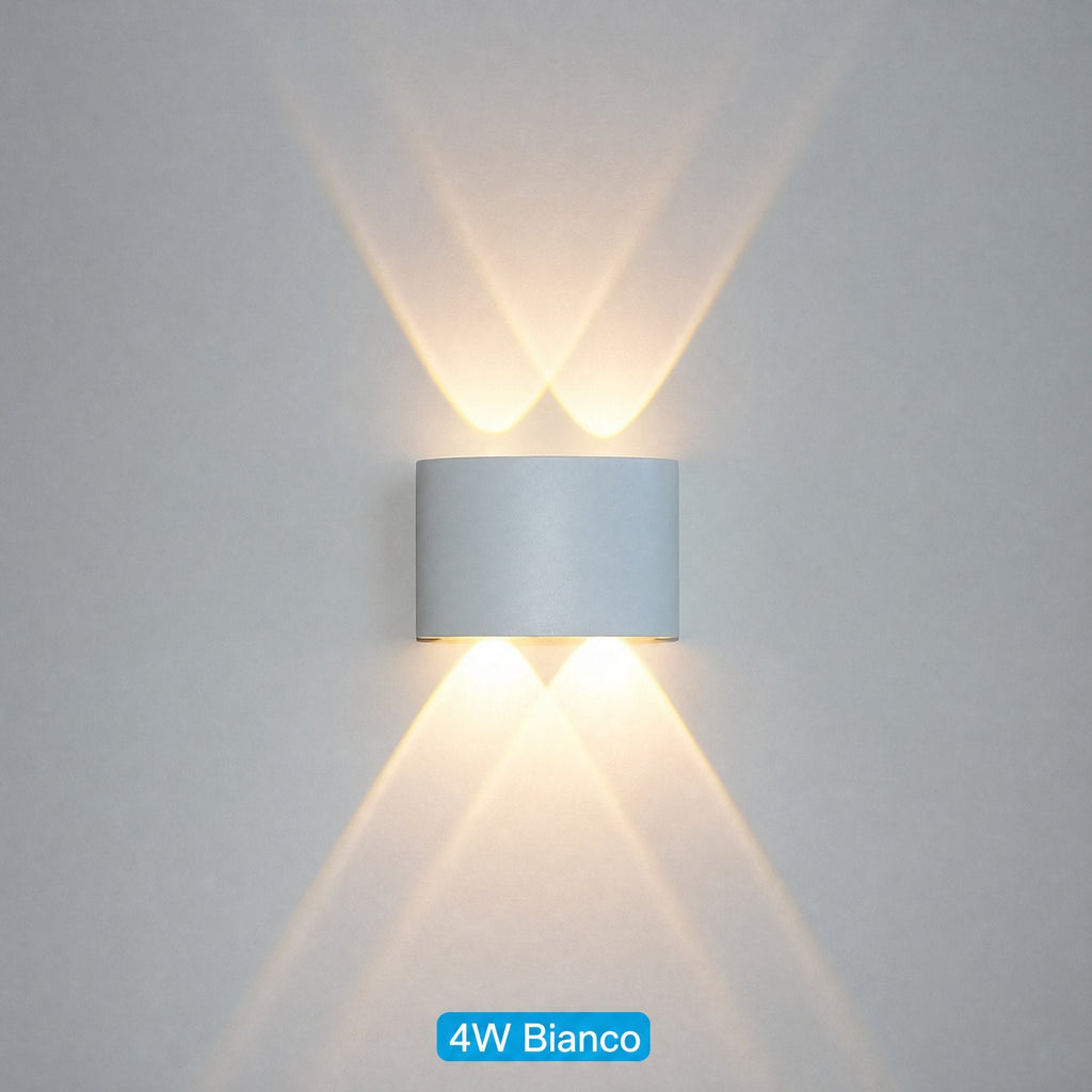 Applique LED da parete per esterni e interni impermeabile
